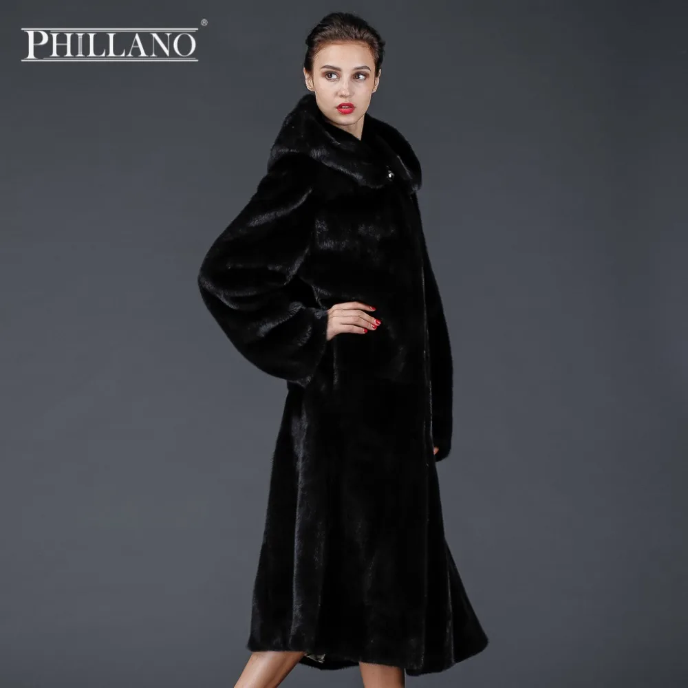Продажа PHILLANO 2016 Зима Шубы Из Натурального Меха Норки Скандинавия Дания Зимнее