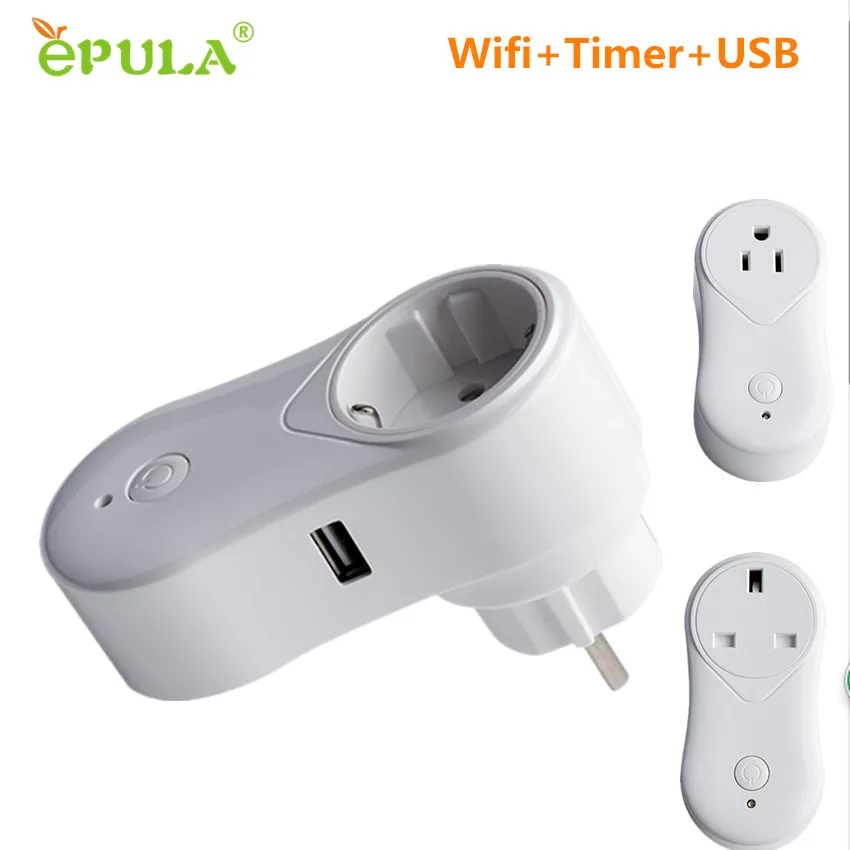 Smart Plug WIFI Outlet USB Charger Remote Control Adapter Wireless Smart Home Automation Power Switch Control Device Anywhere
Smart Plug WIFI Outlet USB Charger Remote Control Adapter Wireless Smart Home Automation Power Switch Control Device Anywhere