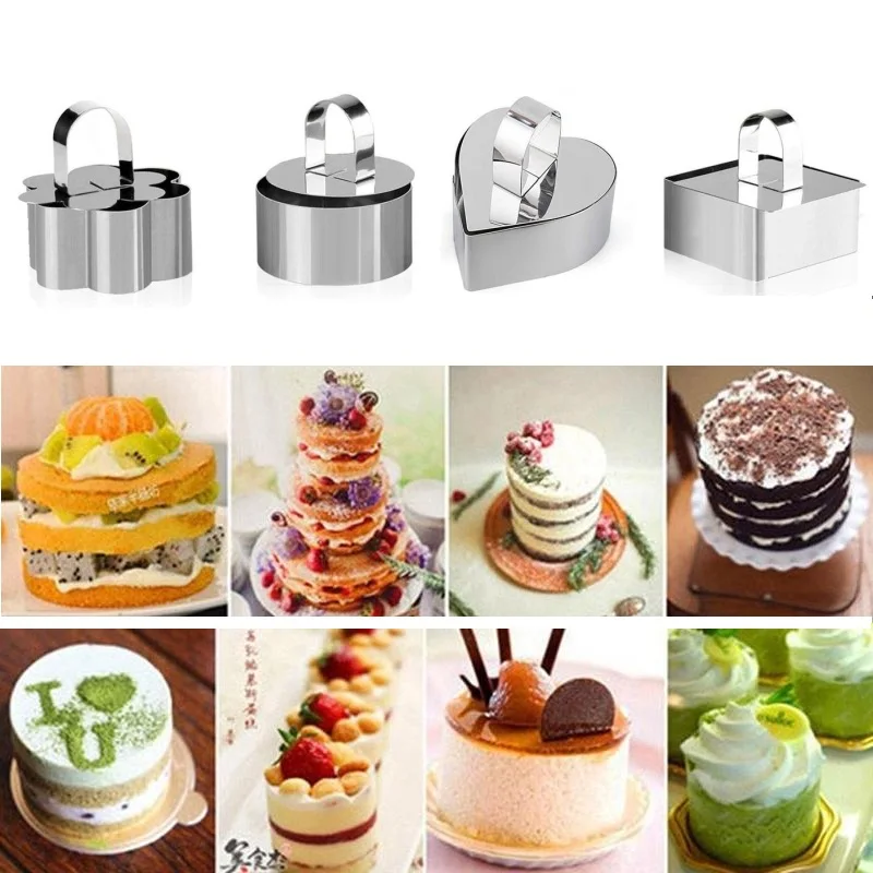 Hot Sale Stainless Steel Bakeware Tools Baking Tools New Cake Baking Mousse Ring Dessert Salad Cheese Tool Die DIY Cupcake Mold
Hot Sale Stainless Steel Bakeware Tools Baking Tools New Cake Baking Mousse Ring Dessert Salad Cheese Tool Die DIY Cupcake Mold