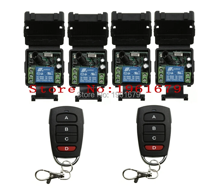 Universal DC 12 v 1CH RF mini wireless remote control switch receiver& transmitter garage door / window /lamp
Universal DC 12 v 1CH RF mini wireless remote control switch receiver& transmitter garage door / window /lamp
