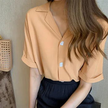 Liva Girl Half Sleeve Lapel Shirts Women Tops and Blouses Vintage Casual Loose Cotton Blouses
Liva Girl Half Sleeve Lapel Shirts Women Tops and Blouses Vintage Casual Loose Cotton Blouses