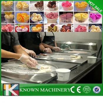 Touch display screen double pan with 5 cooling food tanks roller fried fry ice cream machine
Touch display screen double pan with 5 cooling food tanks roller fried fry ice cream machine