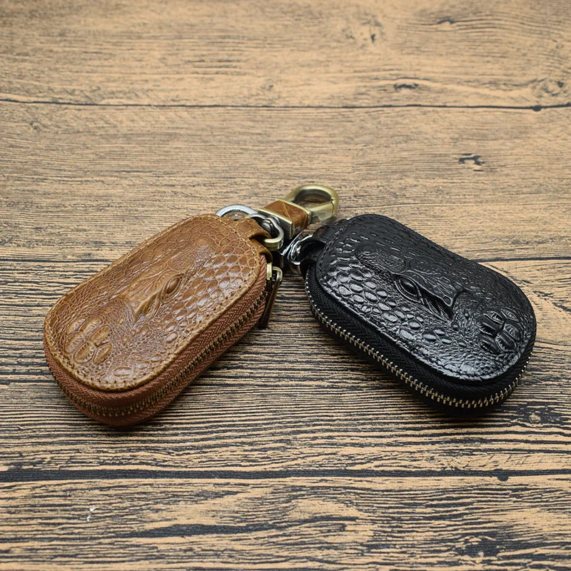 Genuine Leather Men Key Wallet Male Car Key Bag Keys Holder Crocodile Pattern Key Case Large Capacity Organizer Small Wallets
Genuine Leather Men Key Wallet Male Car Key Bag Keys Holder Crocodile Pattern Key Case Large Capacity Organizer Small Wallets