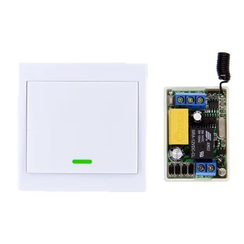 Mini 220V 1CH 1CH 10A Wireless Remote Control Switch Receiver +86 Wall Panel Transmitter For Hall Bedroom Ceiling LED Lights
Mini 220V 1CH 1CH 10A Wireless Remote Control Switch Receiver +86 Wall Panel Transmitter For Hall Bedroom Ceiling LED Lights