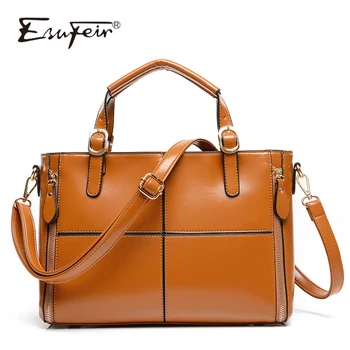 New 2018 PU Leather Women Handbag Famous Brand Fashion Patchwork Oil Wax Leather Shoulder Bag Solid Women Bags sac a main
New 2018 PU Leather Women Handbag Famous Brand Fashion Patchwork Oil Wax Leather Shoulder Bag Solid Women Bags sac a main