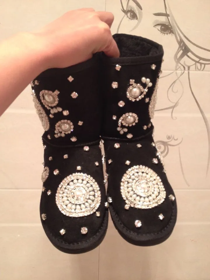 New arrival DIY fashion winter boots warm flat snow boots women's hand making pearl boots wholesale drop ship d315
New arrival DIY fashion winter boots warm flat snow boots women's hand making pearl boots wholesale drop ship d315