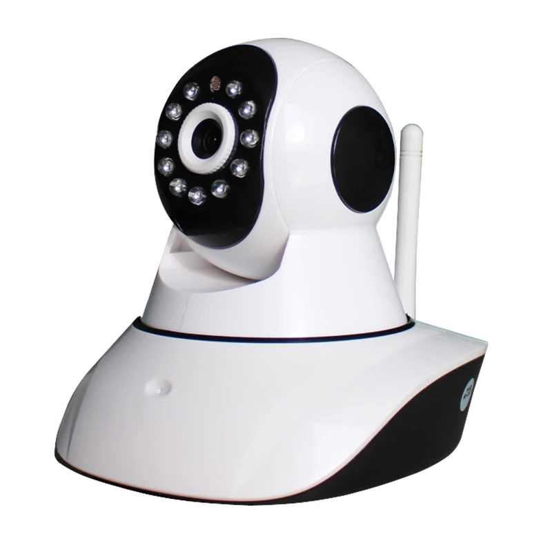 720P HD WiFi IP Camera Pan Tilt PTZ 2-way Audio Talk 1.0 Megapixel Home Security Surveillance Wireless H.264 Support TF SD Card
720P HD WiFi IP Camera Pan Tilt PTZ 2-way Audio Talk 1.0 Megapixel Home Security Surveillance Wireless H.264 Support TF SD Card
