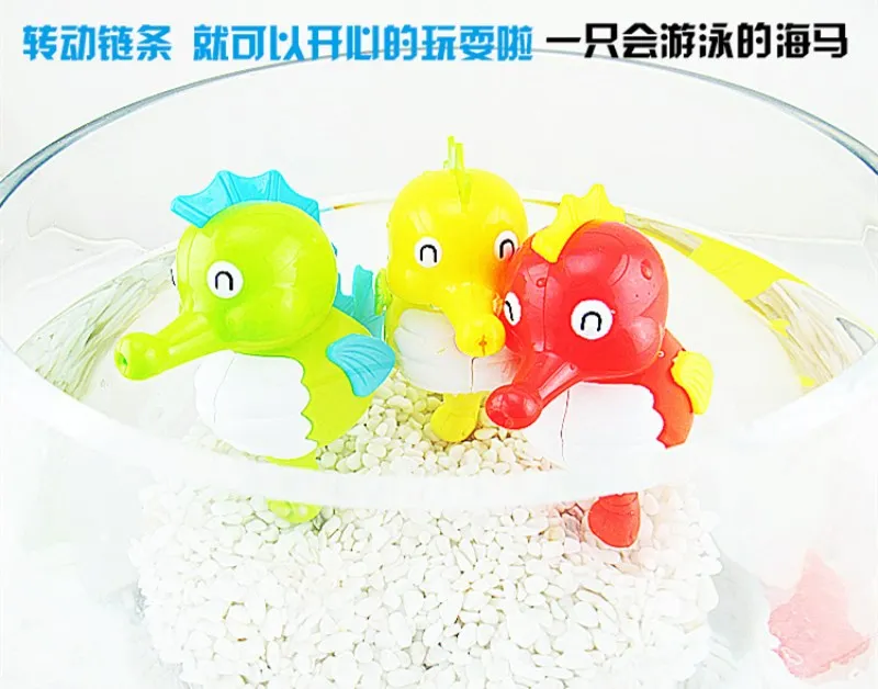 Clockwork Toy Wind Up Crocodile Toy Turtles Water Swim Kid Bath Pool Tub Animal Education Wind Up Toys For Children Random Color