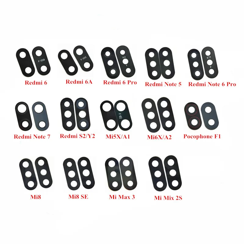 100x Rear Back Camera Glass Lens For Xiaomi Mi 5X 6X A1 A2 8 SE Max3 Mix2S Pocophone F1 for Redmi 6 6A Pro S2 Y2 Note 5 6 Pro 7
100x Rear Back Camera Glass Lens For Xiaomi Mi 5X 6X A1 A2 8 SE Max3 Mix2S Pocophone F1 for Redmi 6 6A Pro S2 Y2 Note 5 6 Pro 7