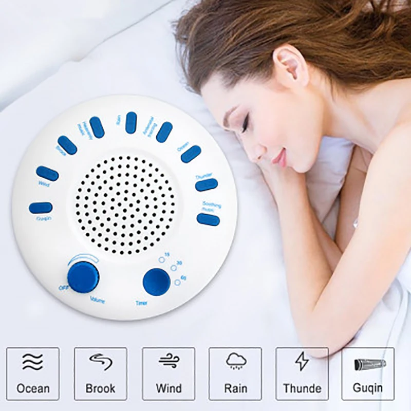 Baby Adult Timing Music Sleep Aid Device White Noise Machine Fall Asleep Easier Children Study Create Independent Ambient | Мать и