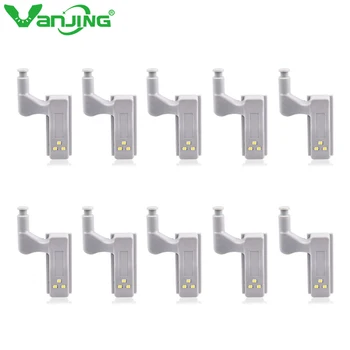10pcs LED Cabinet Light Motion Sensor Under Cupboard Inner Hinge Lamp For Kitchen Bedroom Wireless Wardrobe Closet Night Lamp
10pcs LED Cabinet Light Motion Sensor Under Cupboard Inner Hinge Lamp For Kitchen Bedroom Wireless Wardrobe Closet Night Lamp