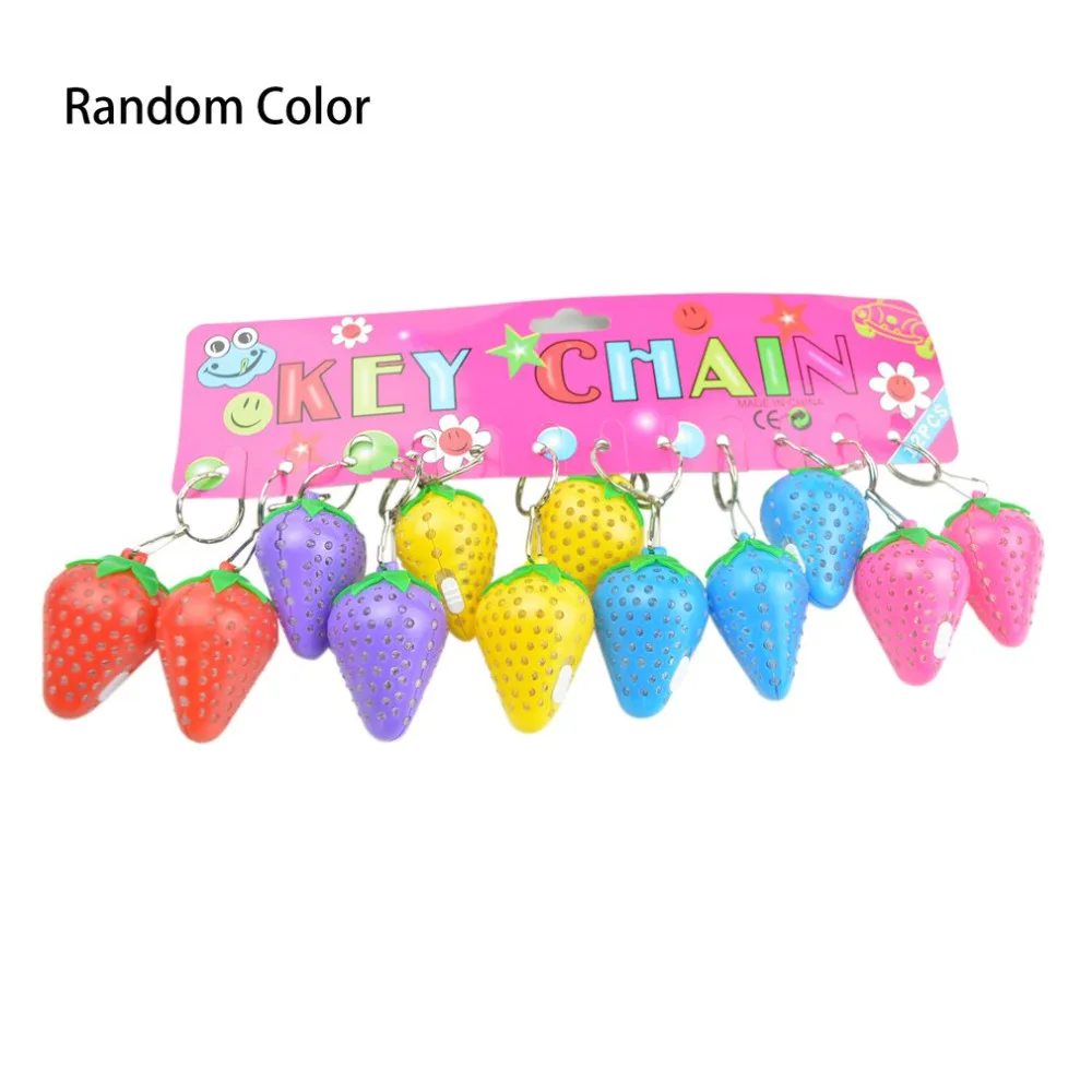 ICOCO 1PC Super Bright Strawberry Shaped LED Light Keyring Plastic Luminous Strawberry Pendant Ornament (Random Color)
ICOCO 1PC Super Bright Strawberry Shaped LED Light Keyring Plastic Luminous Strawberry Pendant Ornament (Random Color)