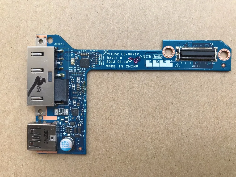 Оригинал для IBM Lenovo ThinkPad S5 S531 S540 DC-IN DC Power USB плата 04X1658 04X5186 LS-9671P | Компьютеры и офис