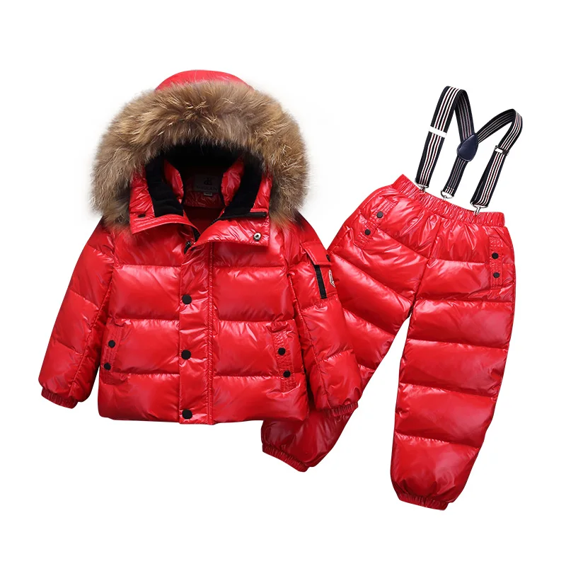 -30 Degree Winter Children Clothing Sets Baby Boy Girls White Duck Down Snow Wear Thick Coats Overalls Jacket Kids Clothes Suit
-30 Degree Winter Children Clothing Sets Baby Boy Girls White Duck Down Snow Wear Thick Coats Overalls Jacket Kids Clothes Suit