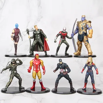 8-11cm 8pcs/set Avengers Endgame Ronin iron Man Captain Marvel Thanos Thor Ant-Man Action figure toys doll Christmas gift no box
8-11cm 8pcs/set Avengers Endgame Ronin iron Man Captain Marvel Thanos Thor Ant-Man Action figure toys doll Christmas gift no box