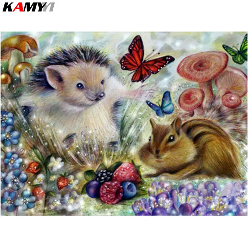 NEW 5D DIY Full Square drill Diamond Painting Cross Stitch Hedgehog & rabbit Embroidery Rhinestone Mosaic home decor gift XY1
NEW 5D DIY Full Square drill Diamond Painting Cross Stitch Hedgehog & rabbit Embroidery Rhinestone Mosaic home decor gift XY1