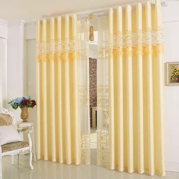 Korean style Embroidered flower Solid color Decorative Blackout curtains fabric tulle Window Treatment for Bedroom/Living Room
Korean style Embroidered flower Solid color Decorative Blackout curtains fabric tulle Window Treatment for Bedroom/Living Room