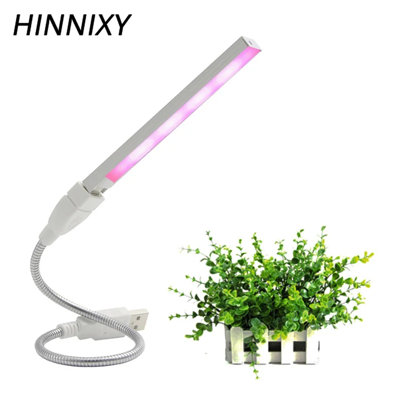 Hinnixy LED Plant Growth Lamp Full Spectrum Lights 3W USB Hydroponics System Greenhouse Green Plant Flower Veggies Seedling Lamp
Hinnixy LED Plant Growth Lamp Full Spectrum Lights 3W USB Hydroponics System Greenhouse Green Plant Flower Veggies Seedling Lamp