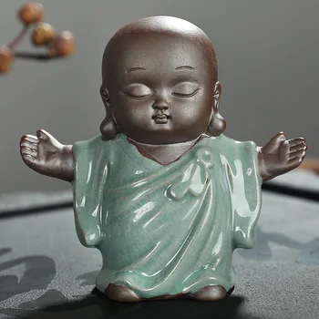 Ge Kiln Qin Chess Painting Maitreya Buddha Figurines GEYAO Little Buddhist monk Ceramic Tea Set Open Tablet Tea Favourite
Ge Kiln Qin Chess Painting Maitreya Buddha Figurines GEYAO Little Buddhist monk Ceramic Tea Set Open Tablet Tea Favourite