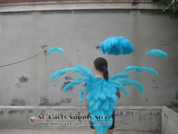 High Quality sexy adults for woman Model show Large Ostrich Angel Feather wings+blue Ostrich Feather umbrella EMS Free shipping
High Quality sexy adults for woman Model show Large Ostrich Angel Feather wings+blue Ostrich Feather umbrella EMS Free shipping