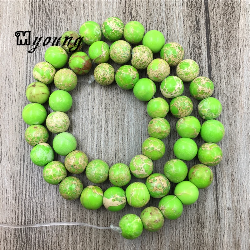 Natural Stone Light Green Sea Sediment Imperial Jaspers Beads,Emperor Stone Loose Smooth Round Drilled Beads For Jewelry MY0079
Natural Stone Light Green Sea Sediment Imperial Jaspers Beads,Emperor Stone Loose Smooth Round Drilled Beads For Jewelry MY0079