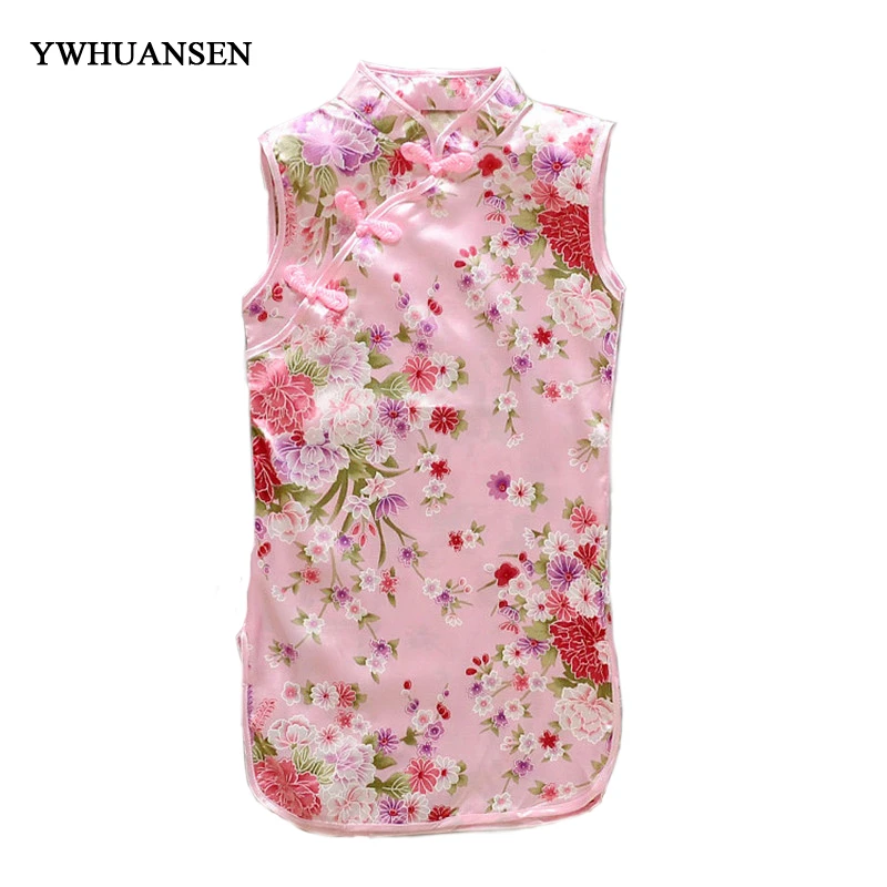 YWHUANSEN 2017 Girls Chinese Traditional Dress Baby Sleeveless Cheongsam Kids Flower Qipao Children Clothing Evening Dress Party
YWHUANSEN 2017 Girls Chinese Traditional Dress Baby Sleeveless Cheongsam Kids Flower Qipao Children Clothing Evening Dress Party