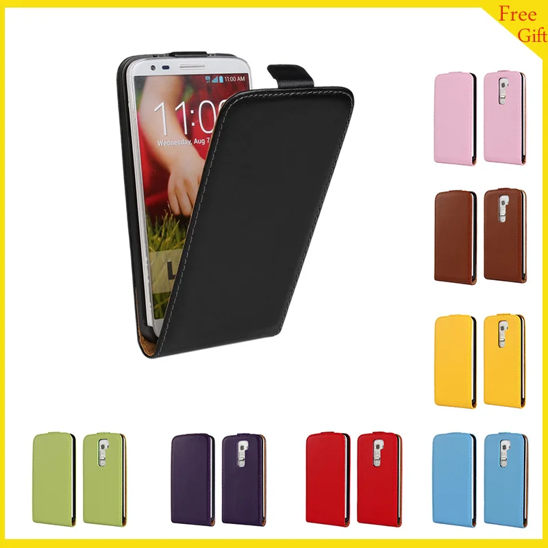 

For LG Optimus G2 Case Flip Vertical PU Leather Cell Phone Case Cover For LG G2 D801 D802 F320 LS980 Case Cover Shell Back Cover