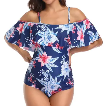 Women Plus Size Print Swimsuit Beachwear Padded Swimwear Conservative Ruffled Print One Piece Maternity Swimsuit A1
Women Plus Size Print Swimsuit Beachwear Padded Swimwear Conservative Ruffled Print One Piece Maternity Swimsuit A1