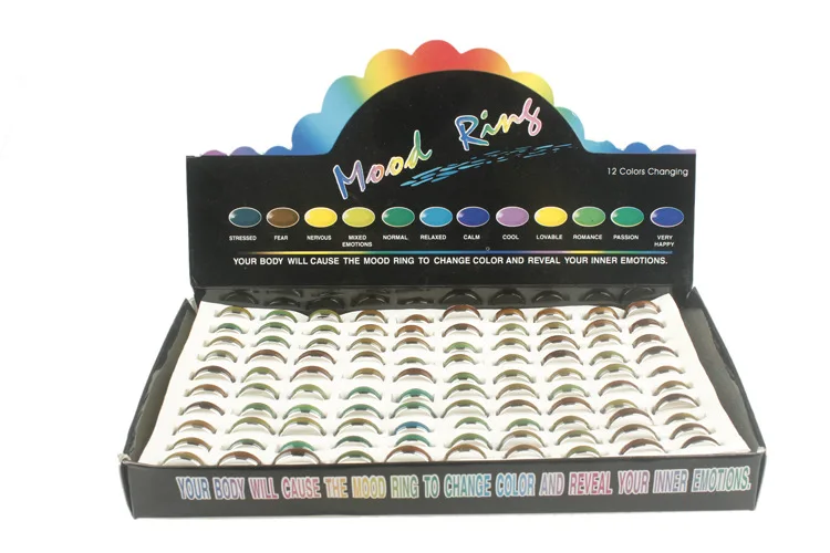 wholesale 100pcs mix size mood ring changes color to your temperature reveal your inner emotion cheap fashion jewelry
wholesale 100pcs mix size mood ring changes color to your temperature reveal your inner emotion cheap fashion jewelry