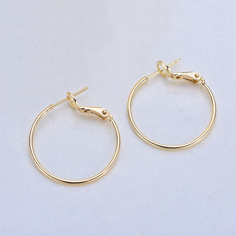 Hoops Earrings 25mm Big Link Circle Round Base Quality 24K Gold Color Metal for DIY Jewelry Making Finding Earrings Connectors
Hoops Earrings 25mm Big Link Circle Round Base Quality 24K Gold Color Metal for DIY Jewelry Making Finding Earrings Connectors