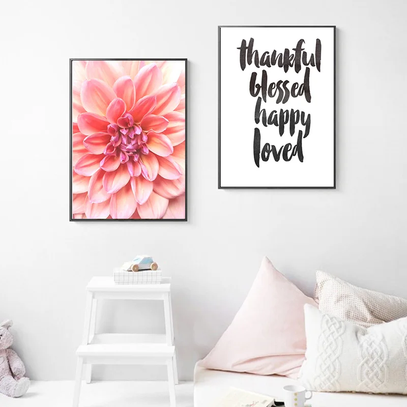 Nordic Minimalist Quotes Posters Pink Flower Canvas Prints Love Wall Art Painting Black and White Pictures for Living Room Decor
Nordic Minimalist Quotes Posters Pink Flower Canvas Prints Love Wall Art Painting Black and White Pictures for Living Room Decor