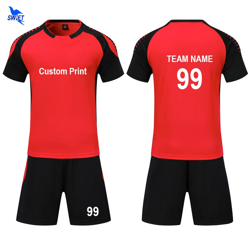 18/19 Football Jerseys Kit Adults Kids Short Sleeve Soccer Shirt & Shorts Tracksuit Set Team Training Sportswear Suit DIY Custom
18/19 Football Jerseys Kit Adults Kids Short Sleeve Soccer Shirt & Shorts Tracksuit Set Team Training Sportswear Suit DIY Custom