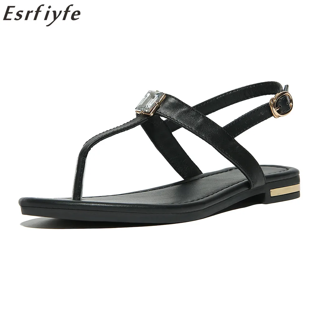 ESRFIYFE 2018 New Genuine Leatger Europe Fashion Summer Simple Sandals Lady T-shaped Flat Sandals Toe Sandals Woman Beach Shoes
ESRFIYFE 2018 New Genuine Leatger Europe Fashion Summer Simple Sandals Lady T-shaped Flat Sandals Toe Sandals Woman Beach Shoes