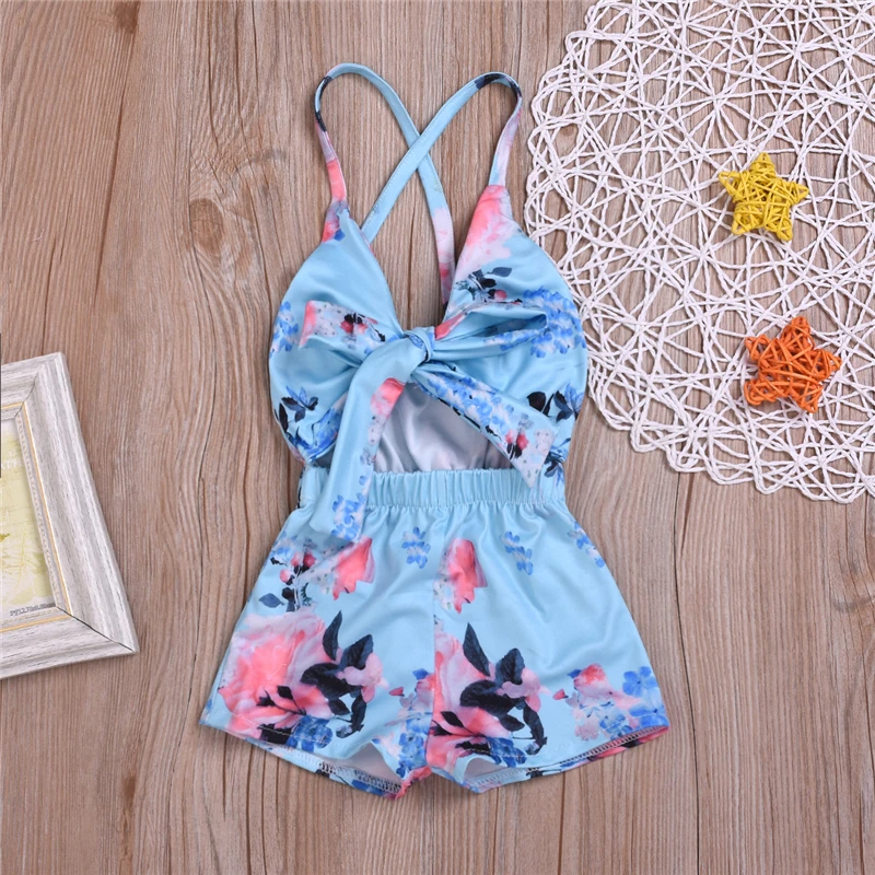 2019 Bow Tie Blue V-neck Backless Sleeveless Jumpsuit Outfits Clothes Clothing Costume Toddler Newborn Baby Girl Floral Romper
2019 Bow Tie Blue V-neck Backless Sleeveless Jumpsuit Outfits Clothes Clothing Costume Toddler Newborn Baby Girl Floral Romper