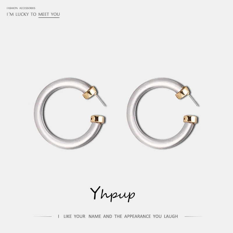 Yhpup Trendy Temperament Minimalist Resin Acrylic Stud Earrings Personality Transparent Oorbellen for Women Party Jewelry Gift
Yhpup Trendy Temperament Minimalist Resin Acrylic Stud Earrings Personality Transparent Oorbellen for Women Party Jewelry Gift