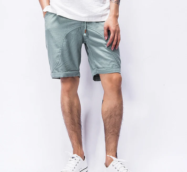 New Summer Man Natural Cotton Linen Shorts Men Breathable Casual Short Pants Solid Color
New Summer Man Natural Cotton Linen Shorts Men Breathable Casual Short Pants Solid Color