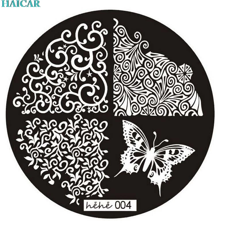 New Nail Art Image Stamp Stamping Plates Manicure Template 004 for Women Beauty Sep13 | Красота и здоровье