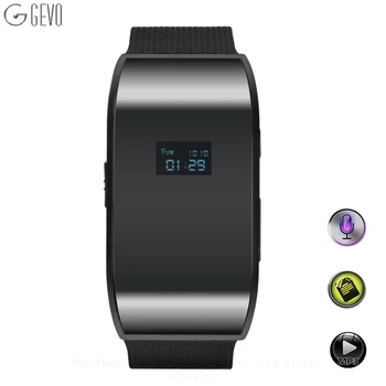 GEVO 8G Digital Voice Recorder Wristband Digital Audio Voice Recorder Hidden Professional Time Display When Voice Activated Mp3
GEVO 8G Digital Voice Recorder Wristband Digital Audio Voice Recorder Hidden Professional Time Display When Voice Activated Mp3