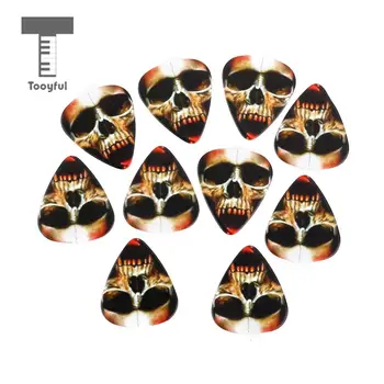 Tooyful High Quality 10Pcs Celluloid Human Skull Guitar Picks Plectrums Thickness 0.73mm for Guitar Players Musical Accessory
Tooyful High Quality 10Pcs Celluloid Human Skull Guitar Picks Plectrums Thickness 0.73mm for Guitar Players Musical Accessory