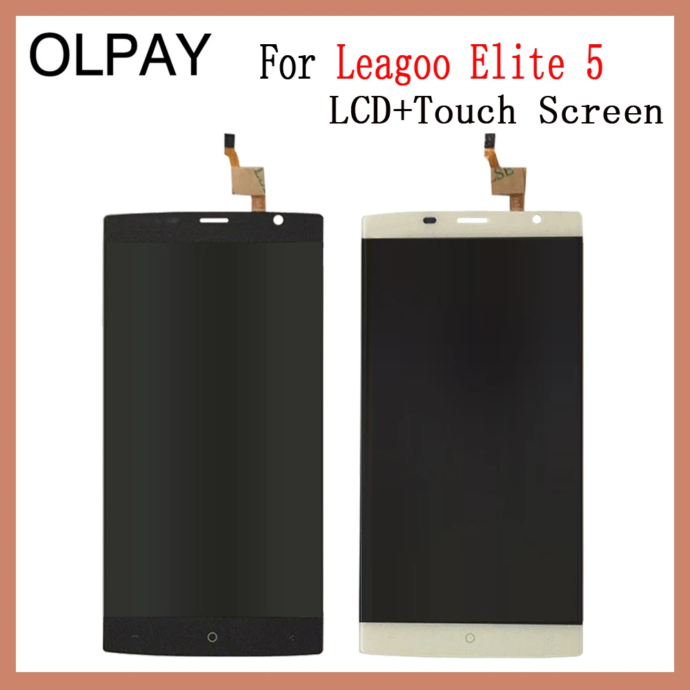 OLPAY 5.5'' New Original For Leagoo Elite 5 CellPhone LCD Display + Touch Screen Digitizer Assembly Replacement Glass Free Tools
OLPAY 5.5'' New Original For Leagoo Elite 5 CellPhone LCD Display + Touch Screen Digitizer Assembly Replacement Glass Free Tools