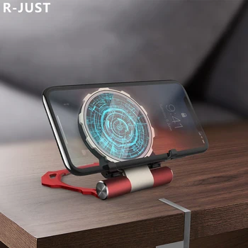 R-JUST Wireless Phone Charger Holder Foldable Portable Metal Desktop 10W Fast Charging Qi Wireless Charger Stand with Cool Light
R-JUST Wireless Phone Charger Holder Foldable Portable Metal Desktop 10W Fast Charging Qi Wireless Charger Stand with Cool Light