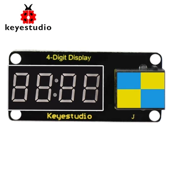 Keyestudio EASY plug 4-Digit LED Display Module for Arduino STEM 
Keyestudio EASY plug 4-Digit LED Display Module for Arduino STEM