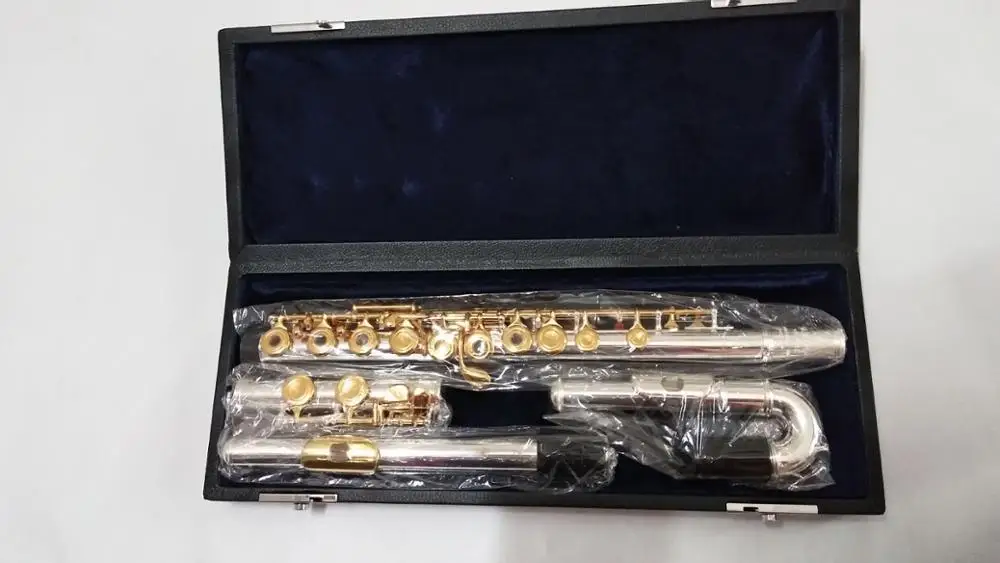 New Flute 471H Music Instrument 16 Hole E key Opening Music C Gold plated Flute Performance Free Shipping
New Flute 471H Music Instrument 16 Hole E key Opening Music C Gold plated Flute Performance Free Shipping