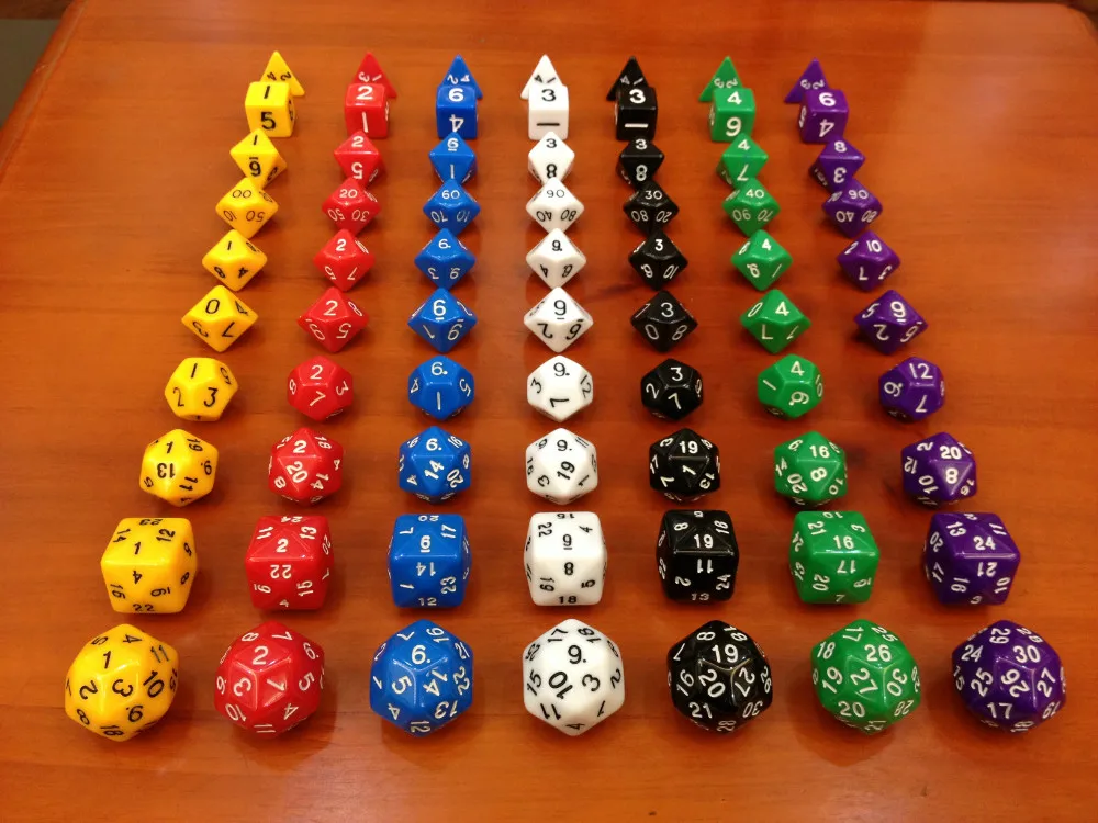 Dungeons and Dragons dice 10 grain of a set(D4,D6,D8,D10,D12,D20,D24,D30) ,d&d , Millionaire dice Toys,Christmas present
Dungeons and Dragons dice 10 grain of a set(D4,D6,D8,D10,D12,D20,D24,D30) ,d&d , Millionaire dice Toys,Christmas present