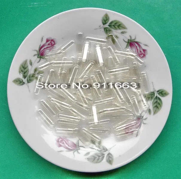 100pcs 1# clear-clear capsules, empty gelatin capsules sizes 1,(joined or seperated capsule available!)
100pcs 1# clear-clear capsules, empty gelatin capsules sizes 1,(joined or seperated capsule available!)