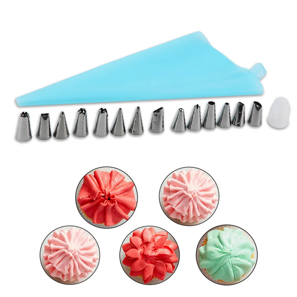 16PCS/1Set Cake Decorating Tools DIY Icing Piping Nozzles Tips With1PCS Silicone Pastry Bag for Cake Squeeze Sets Baking Tools
16PCS/1Set Cake Decorating Tools DIY Icing Piping Nozzles Tips With1PCS Silicone Pastry Bag for Cake Squeeze Sets Baking Tools