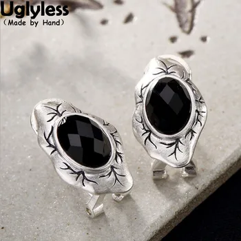 Uglyless Real S 990 Silver Fine Jewelry Women Vintage Handmade Lotus Leaf Studs Earrings Natural Chalcedony Brincos Retro Bijoux
Uglyless Real S 990 Silver Fine Jewelry Women Vintage Handmade Lotus Leaf Studs Earrings Natural Chalcedony Brincos Retro Bijoux