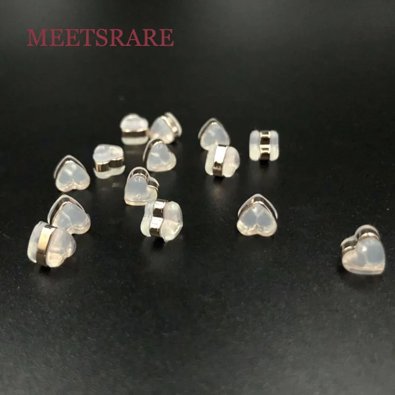 50 pieces of DIY handmade jewelry with ring heart, transparent silicone ear pressing rose gold, high quality and environmental p
50 pieces of DIY handmade jewelry with ring heart, transparent silicone ear pressing rose gold, high quality and environmental p