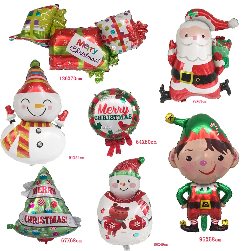 1pcs Christmas Tree Wreath Gift Box Santa Claus Balloon Globos Happy New Year Christmas Tree Decor Supplies For Home Balloons
1pcs Christmas Tree Wreath Gift Box Santa Claus Balloon Globos Happy New Year Christmas Tree Decor Supplies For Home Balloons