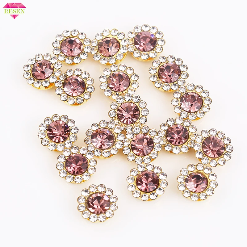 RESEN 30PCS Sewing Round Rhinestones GlassRed Sunflower Sew-on Rhinestone Crystal For Garments Shoes
RESEN 30PCS Sewing Round Rhinestones GlassRed Sunflower Sew-on Rhinestone Crystal For Garments Shoes